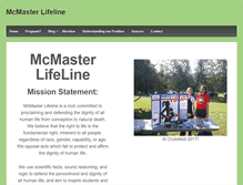 Tablet Screenshot of mcmasterlifeline.ncln.ca